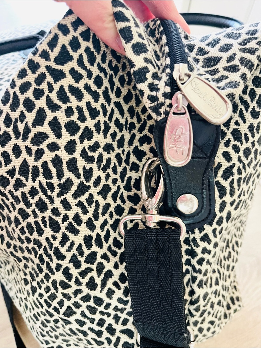 Diane von Furstenberg (DVF) Madagascar Collection Animal Print Weekender - Picture 7 of 10